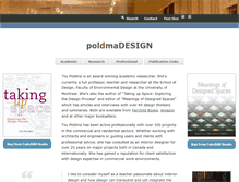 Tablet Screenshot of poldmadesign.com